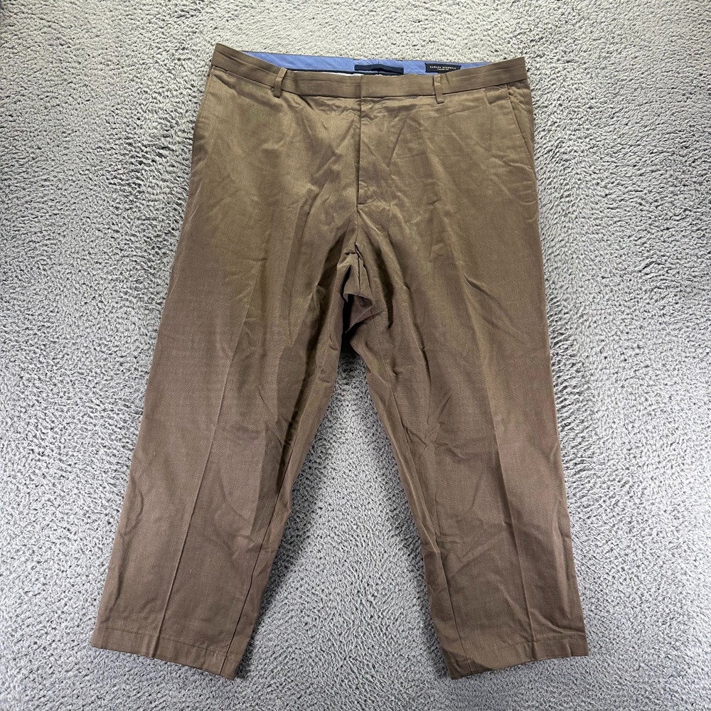 Banana Republic Pant Mens 40x26 Brown Cotton Dress Straight Classic Fit Business